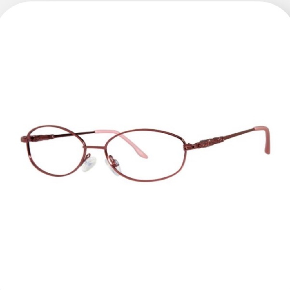Modern Ruffle Burgundy Eyeglasses Frame